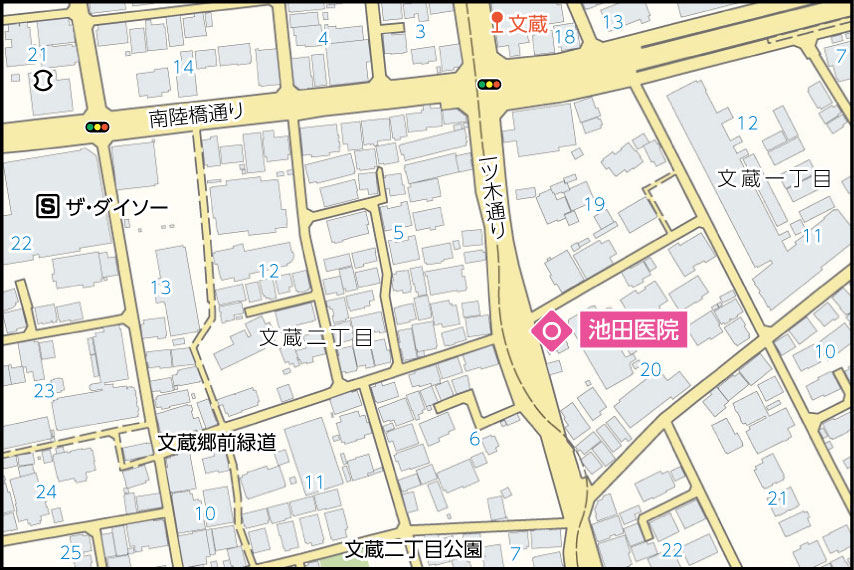 池田医院の地図