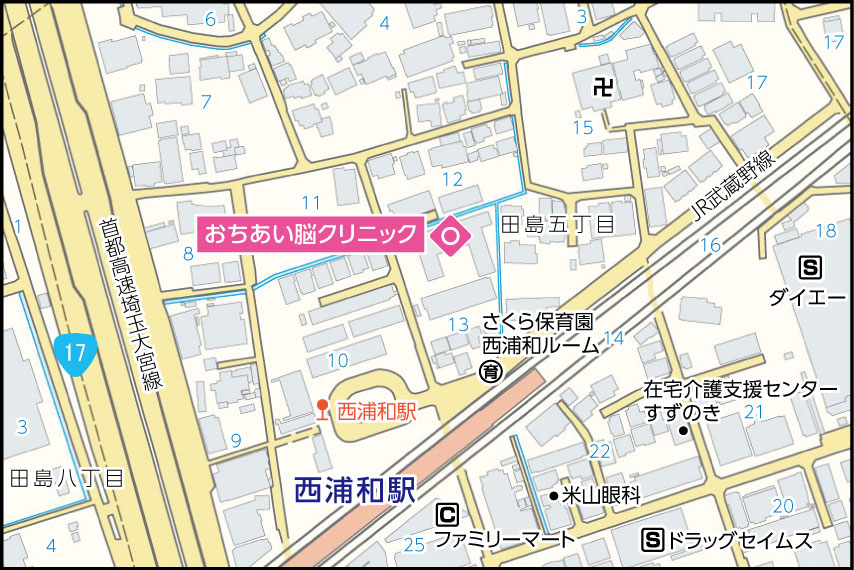 おちあい脳クリニックの地図