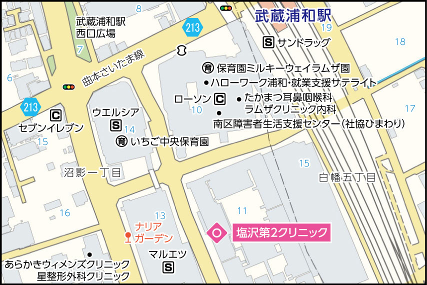 塩沢第2クリニックの地図