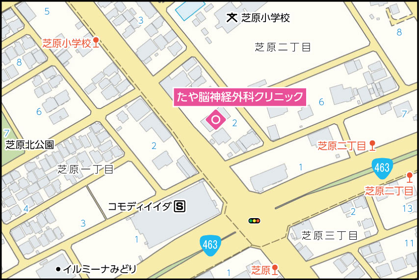 たや脳神経外科クリニックの地図