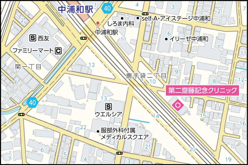 第二齋藤記念クリニックの地図