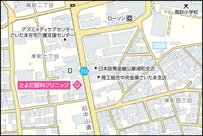 とよだ眼科クリニックの地図