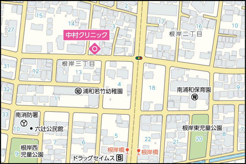 中村クリニックの地図