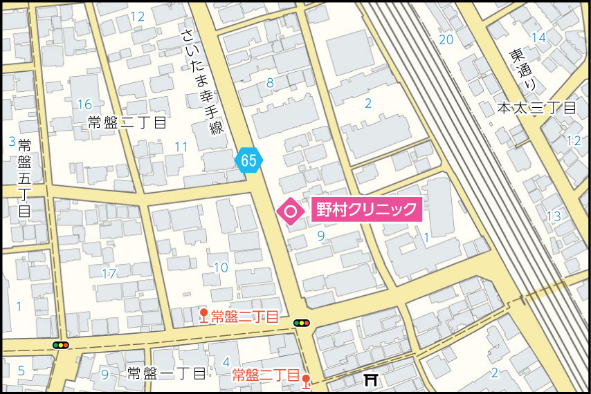 野村クリニックの地図