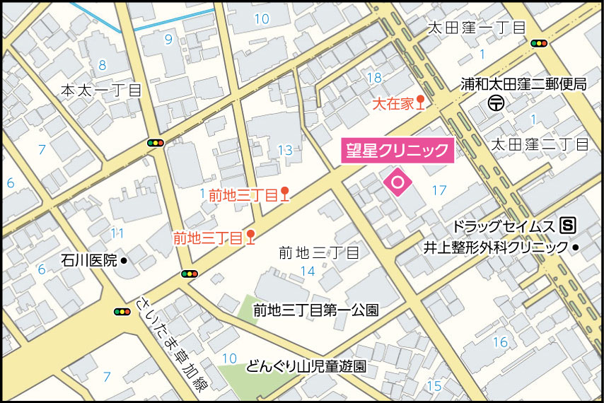 望星クリニックの地図