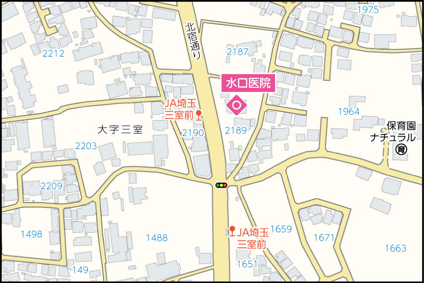 水口医院の地図