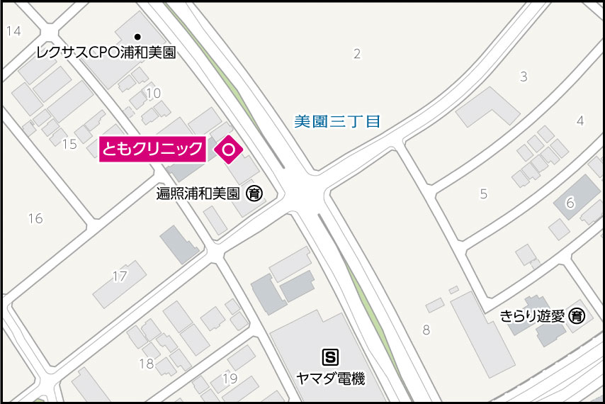 ともクリニックの地図