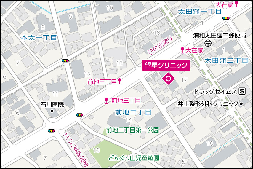 望星クリニックの地図