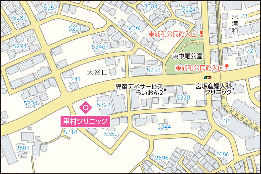 里村クリニックの地図