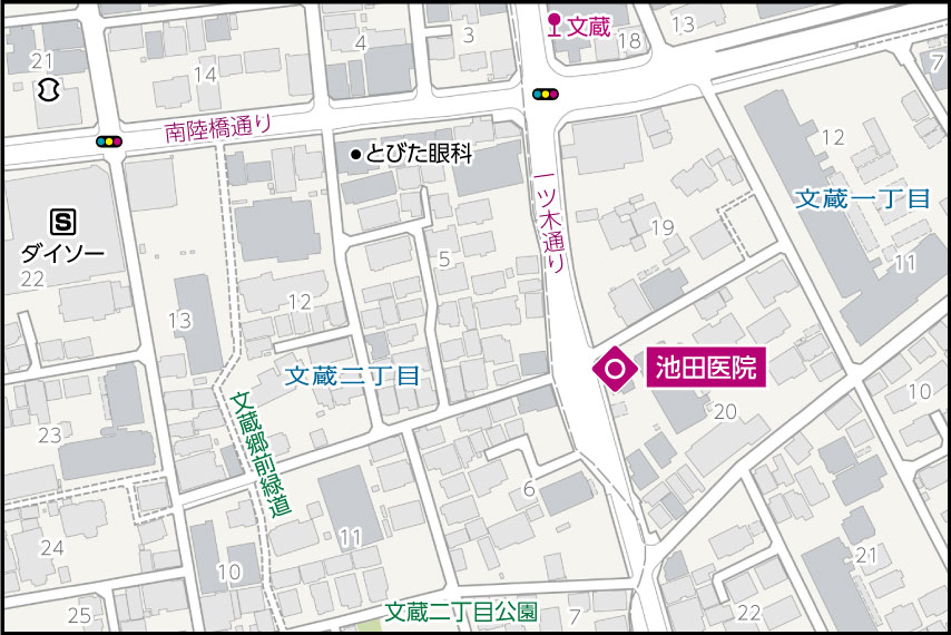 池田医院の地図