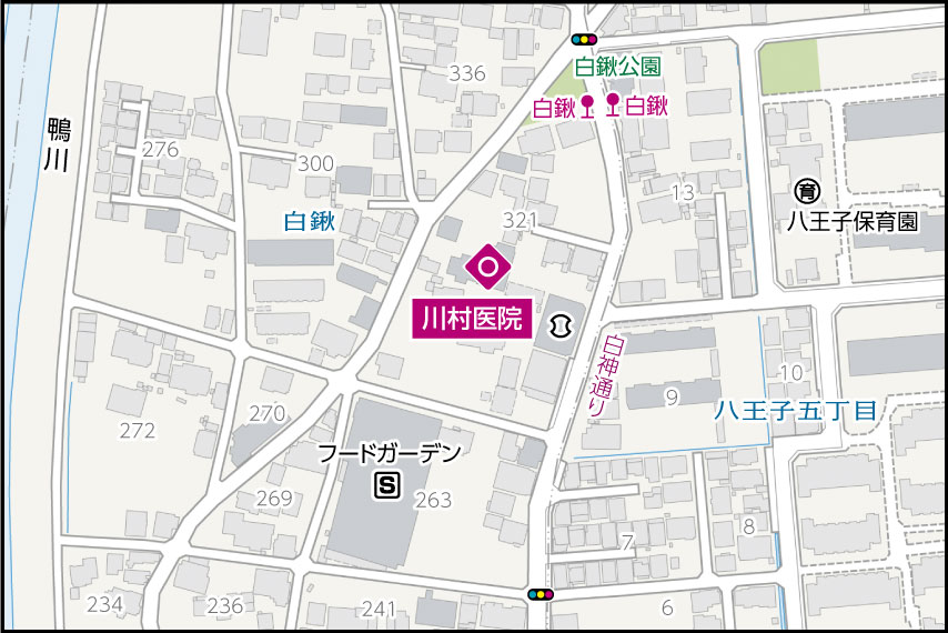 川村医院の地図