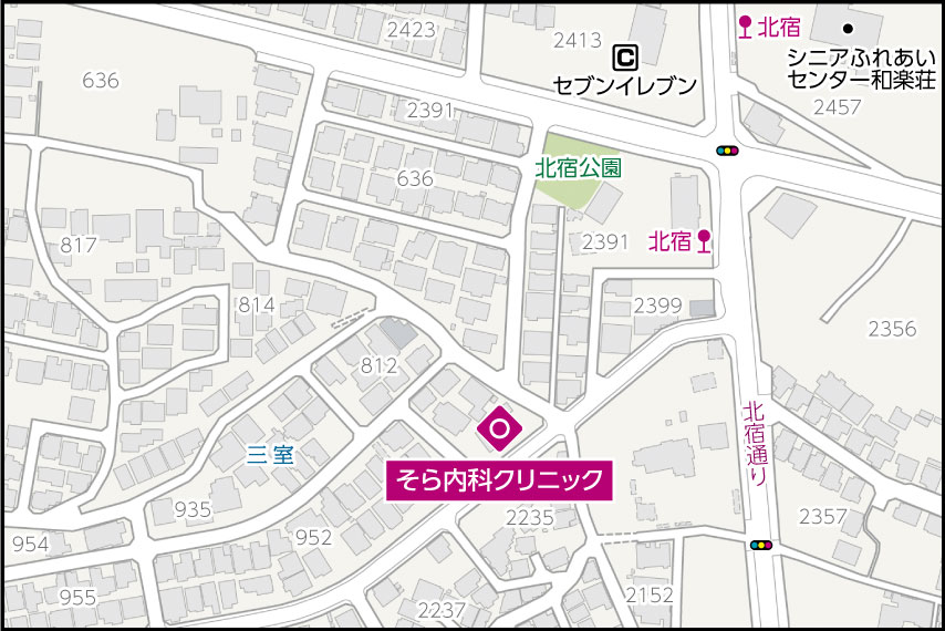 そら内科クリニックの地図