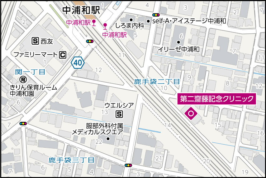 第二齋藤記念クリニックの地図